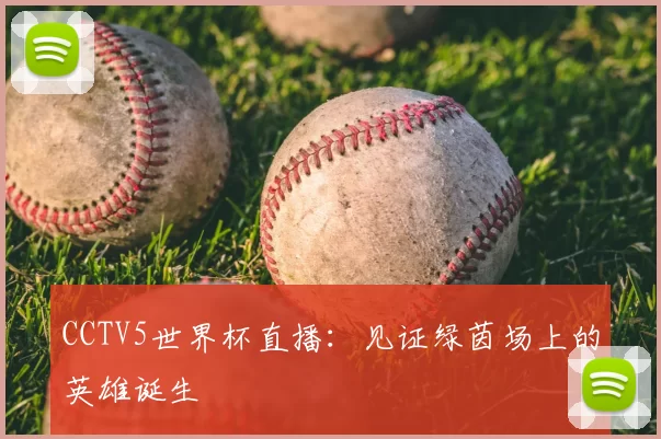 CCTV5世界杯直播:见证绿茵场上的英雄诞生